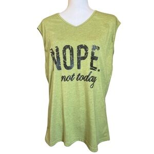 Unbranded Nope Not Today Shirt Size L